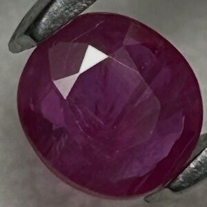 1.27 ct Natural Unheated Burmese Ruby from Antique Pendant